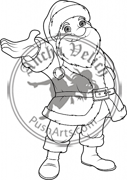 Santa Clause Coloring Page