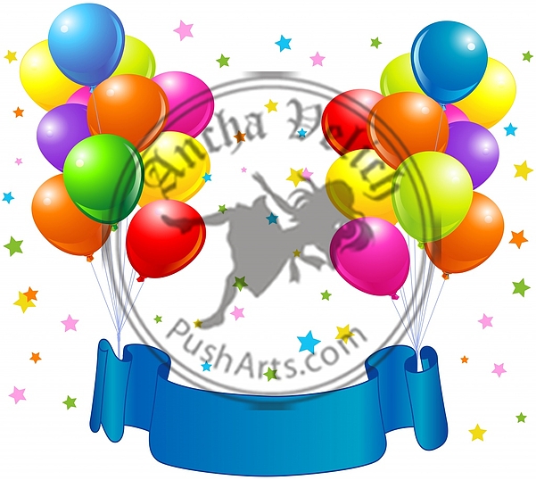 Birthday balloons design