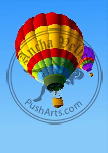 Hot Air Balloons Background