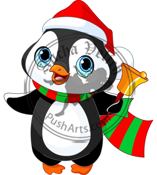 Christmas penguin