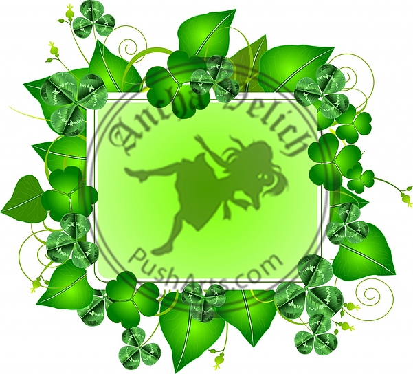 St. Patrickâs Day Three Leafed Clover Frame St. Patrickâs Day Three Leafed Clover Frame