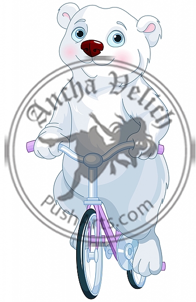 Polar Bear Riding a Bicycle Polar Bear Riding a Bicycle