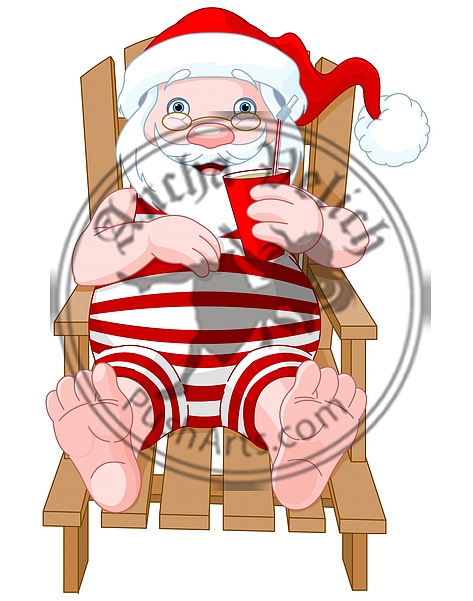 Santa Claus Relaxing