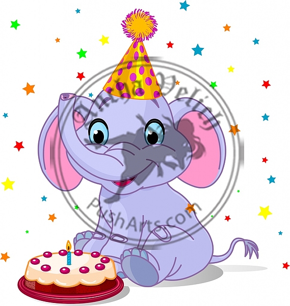 Baby elephant Birthday