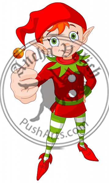 Thumb Up Christmas Elf