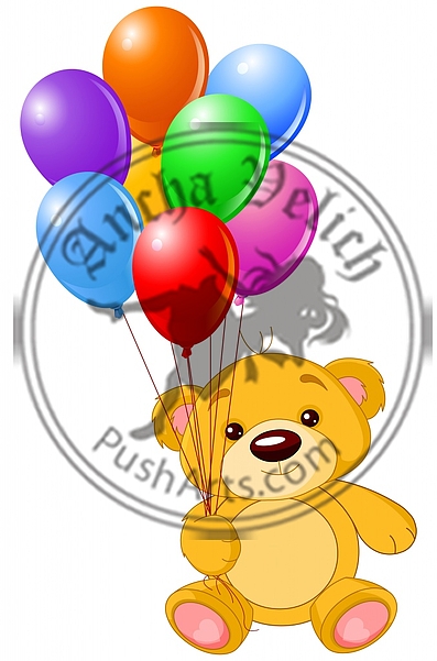 Teddy Bear with balloons Teddy Bear with balloons