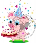 Birthday pig