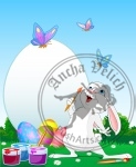 Easter bunny artist