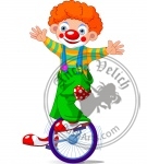 Clown on Unicycle