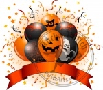 Halloween balloons design