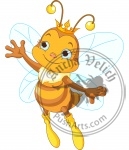 Queen bee showing