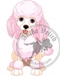Pink poodle