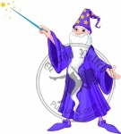 Cartoon wizard