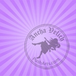 Violet Radial Background