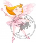 Cute fairy ballerina