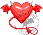Devil Love Horned Heart