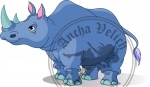 Cartoon rhino