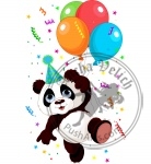 Panda and Balloons