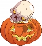 Skull and Pumpkin