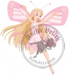 Beautiful flying fairy