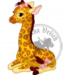 Giraffe Calf with bow