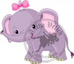 Baby girl elephant