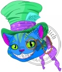 Cheshire Cat in Top Hat