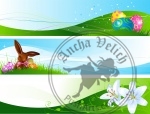 Different Easter banners