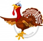 Cartoon turkey
