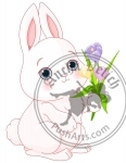Bunny & Flowers