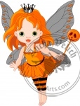 Cute Halloween baby fairy