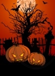 HalloweenTombstone and Pumpkins