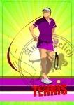 Woman tennis player