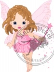Cute little baby fairy