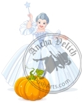 Fairy Godmother Making Magic Pumpkin Carriage