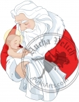 Santa and Baby Jesus