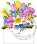 Colorful Fresh Spring Flowers