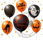 Halloween balloon set