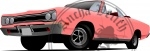 Pink old vehicle