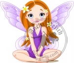 Little cute  fairy