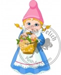 Garden Gnome with basket