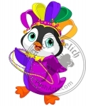 Mardi Gras Penguin