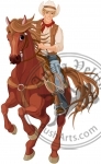 Horse Riding Cowboy
