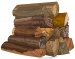 The Logs of Fire Wood
