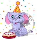 Baby elephant Birthday