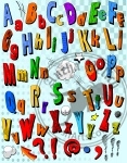 Comic book alphabet